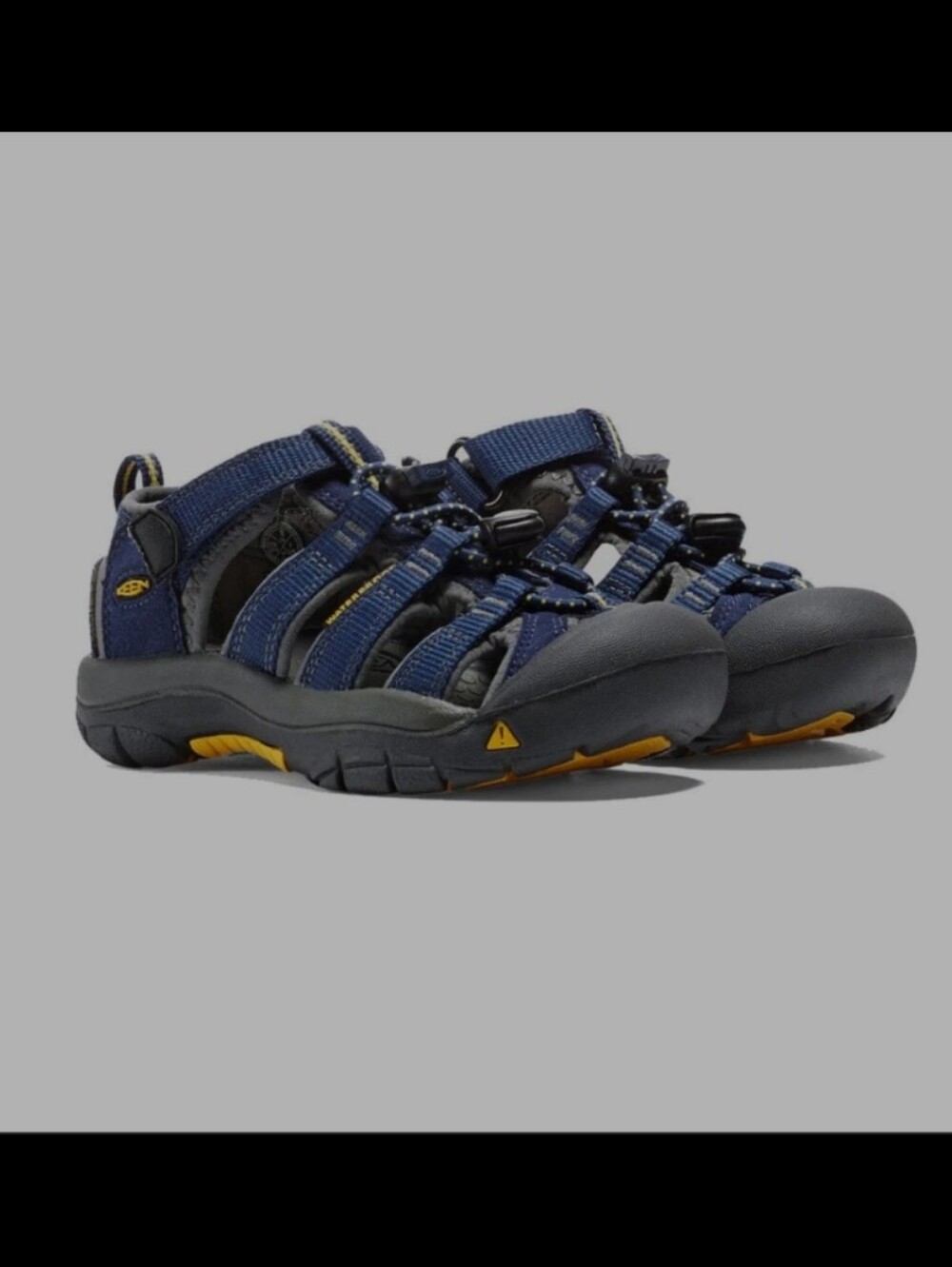 KEEN Newport H2 Big Kids Sandals,Size 2,Unisex Blue